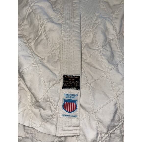 Vintage American Judo Gi Kodokan Robe Made In Japan 70s Quilted 1 - Picture 2 of 5
